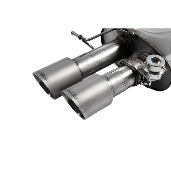 Milltek Sport Resonated Cat-Back Exhaust (BMW F10 M5 Brushed Titanium Tips) for BMW 5 Series F10 (2011–2016)