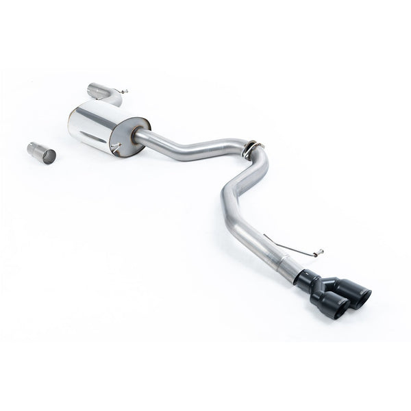 Milltek Sport Resonated Cat-Back Exhaust (VW Jetta MK6 GLI Cerakote Black Tips) for Volkswagen Jetta A6 (2011–2014)