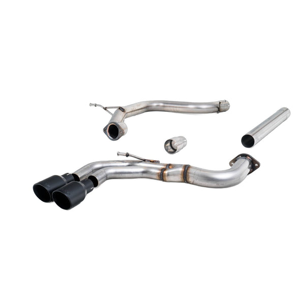 Milltek Sport Non-Resonated Cat-Back Exhaust (MQB 2.0 TDI Cerakote Black Tips) for Audi A3 8V (Pre-Facelift) (2013–2020)