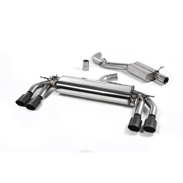 Milltek Sport Resonated Cat-Back Exhaust (Audi MK3 TTS Cerakote Black Tips) for Audi TT 8S (2015–2018)