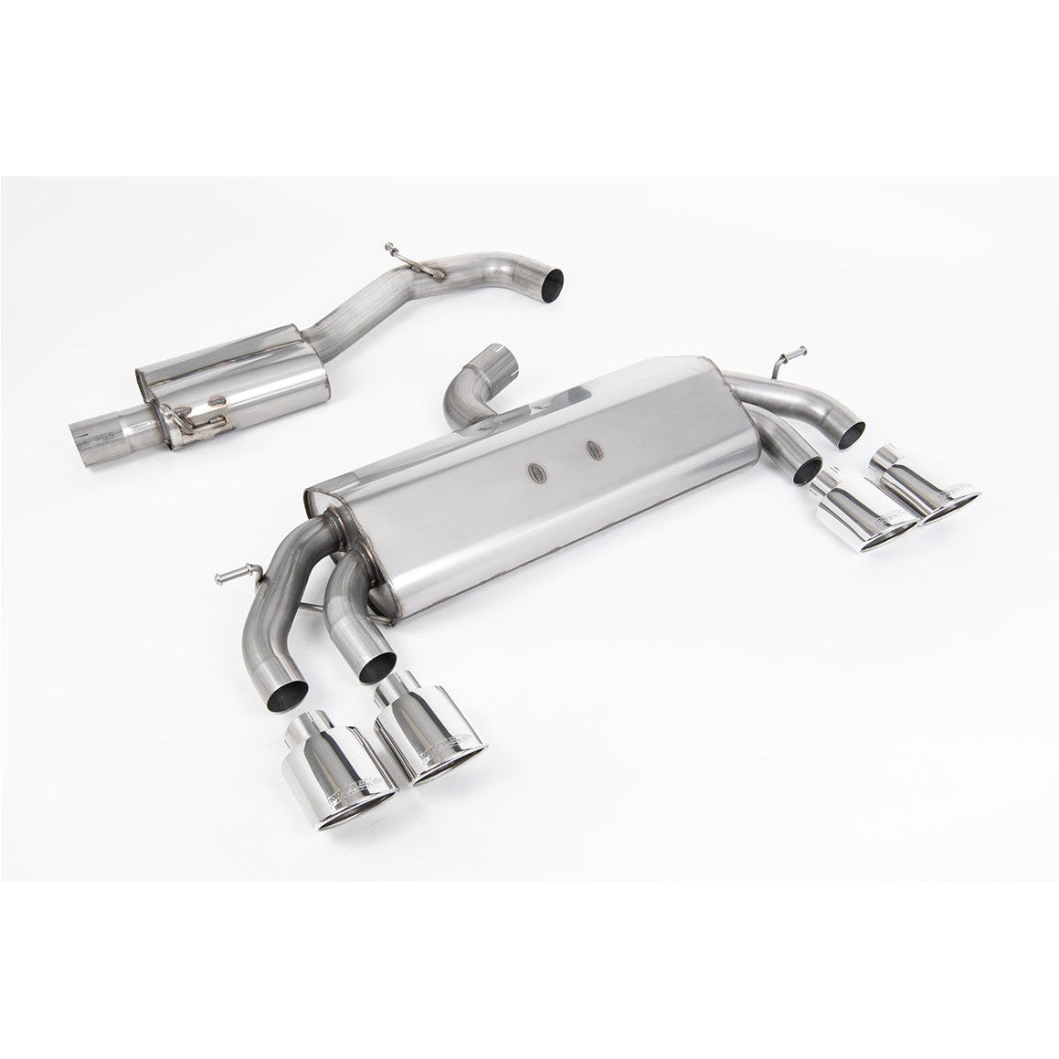 Milltek Sport Resonated Race Cat-Back Exhaust (VW Golf R MK7.5 Polished Tips) for Volkswagen Golf MK7.5 (2017–2021)