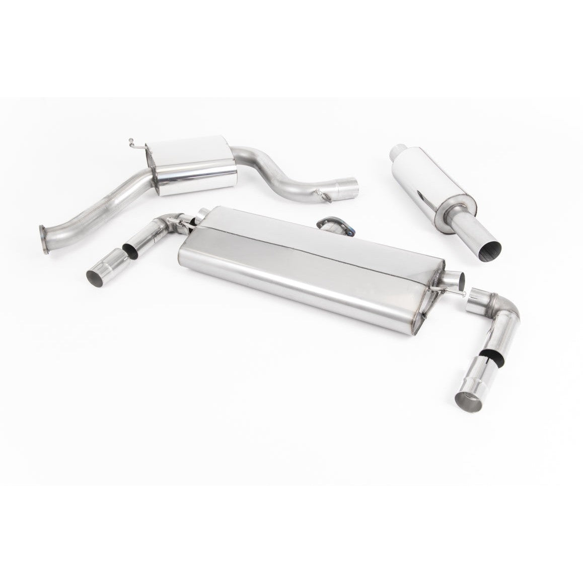 Milltek Sport Resonated Cat-Back Exhaust (SSXVW457) for Volkswagen Golf MK7.5 (2017–2018)
