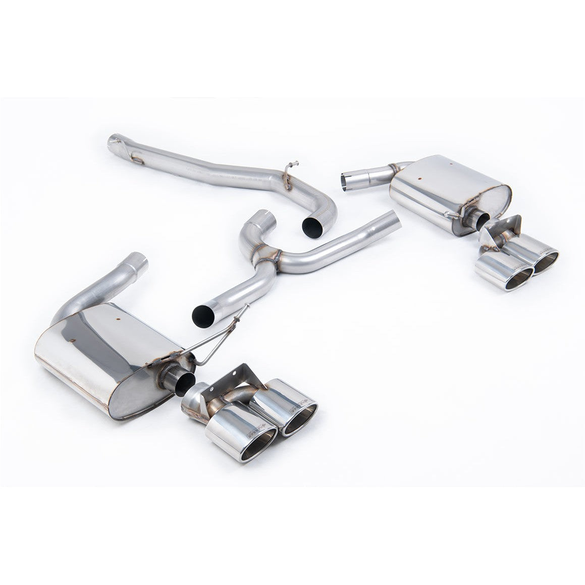 Milltek Sport Non-Resonated Cat-Back Exhaust (R Estate Polished Tips) for Volkswagen Golf MK7.5 (2018–2019)