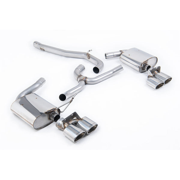 Milltek Sport Non-Resonated Cat-Back Exhaust (R Estate Polished Tips) for Volkswagen Golf MK7.5 (2018–2019)