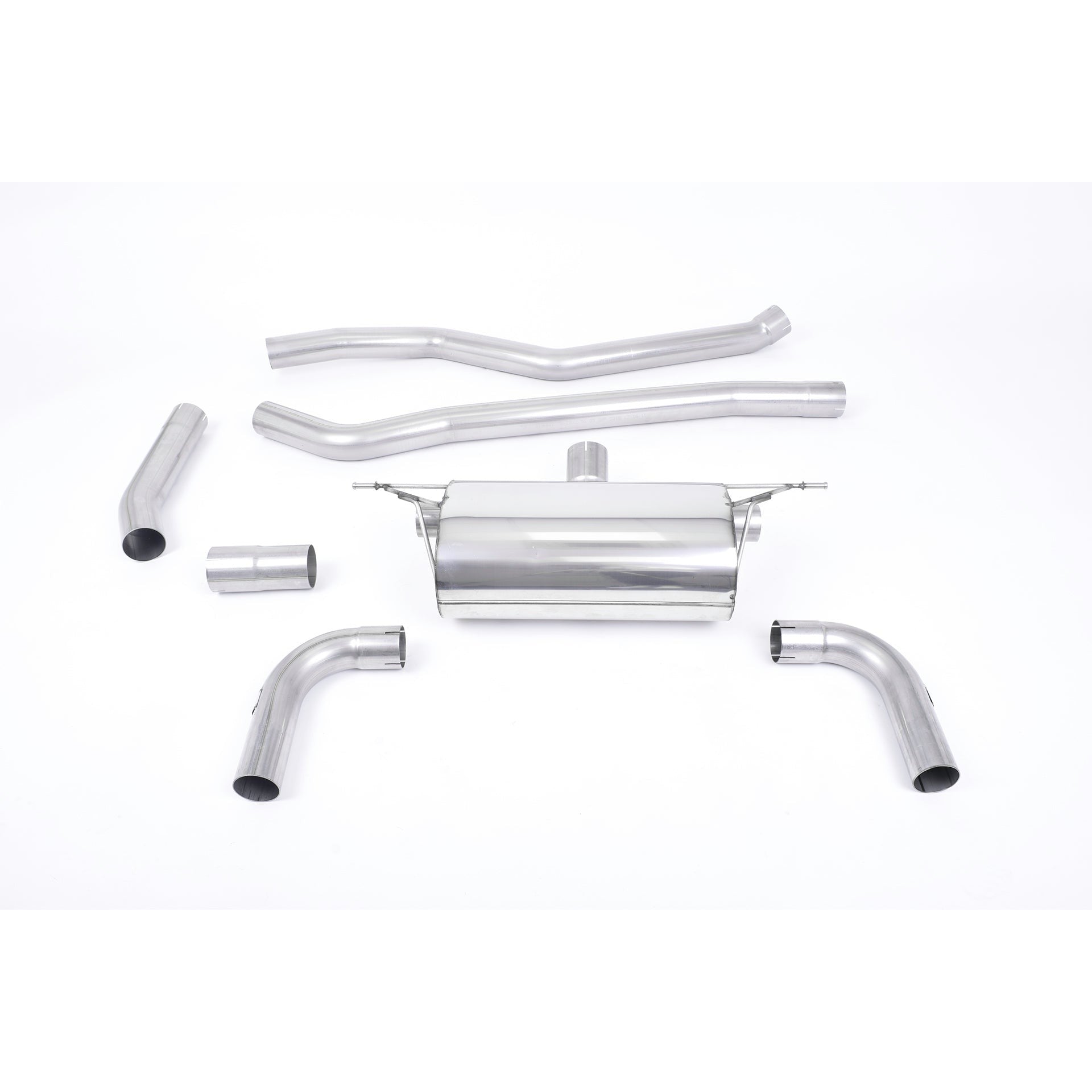 Milltek Sport Non-Resonated Race Cat-Back Exhaust (320i M Sport Carbon Fiber Tips) for BMW 3 Series F30 (2012–2015)