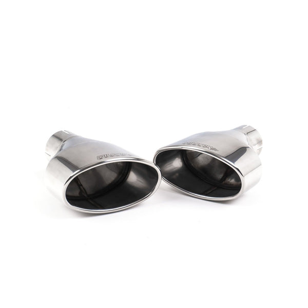 Milltek Sport Non-Resonated Cat-Back Exhaust (Audi MK3 TTRS Brushed Titanium Tips) for Audi TT 8S (2016–2026)