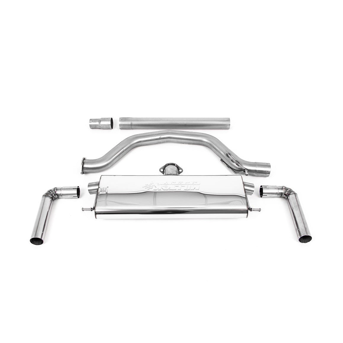 Milltek Sport 80mm OPF/GPF-Back Exhaust (GTI Burnt Titanium Tips) for Volkswagen Golf MK8 / MK8.5 (2021–2026)