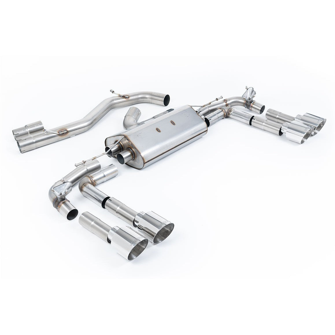 Milltek Sport 80mm Road+ Cat-Back Exhaust (SSXAU932) for Audi S3 8Y (2022–2026)