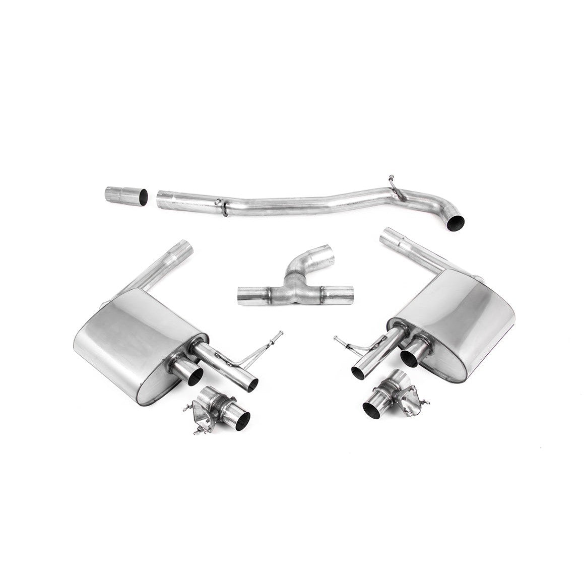 Milltek Sport Valved Non-Resonated Cat-Back Exhaust for Volkswagen Arteon Mk1 (2019–2023)