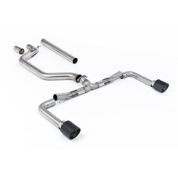 Milltek Sport 80mm Race Cat-Back Exhaust (VW Golf GTI MK8 Carbon Fiber Tips) for Volkswagen Golf MK8 / MK8.5 (2021–2026)
