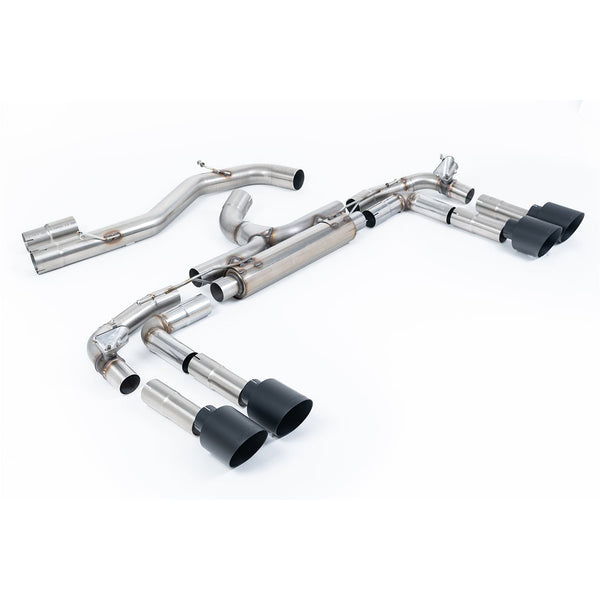 Milltek Sport 80mm Non-Resonated Race Cat-Back Exhaust (SSXAU1020) for Audi S3 8Y (2022–2026)