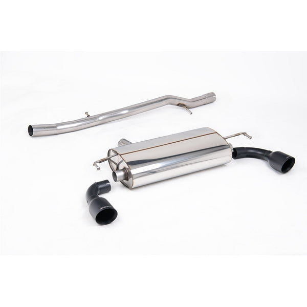 Milltek Sport Non-Resonated Cat-Back Exhaust (VW Golf MK4 R32 Cerakote Black Tips) for Volkswagen Golf MK4 (2002–2005)