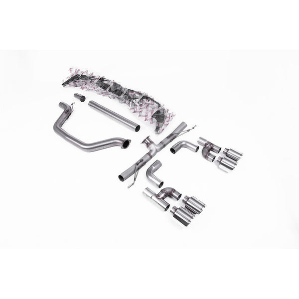 Milltek Sport 80mm Non-Resonated Race Cat-Back Exhaust (SSXVW692) for Volkswagen Golf MK8 / MK8.5 (2021–2026)
