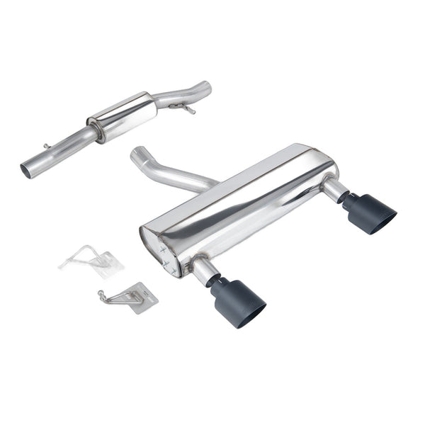 Milltek Sport Resonated Cat-Back Exhaust (Audi TT MK1 Cerakote Black Tips) for Audi TT 8N (2003–2006)