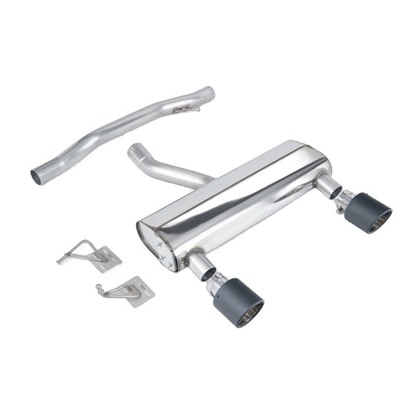 Milltek Sport Non-Resonated Cat-Back Exhaust (Audi TT MK1 Carbon Fiber Tips) for Audi TT 8N (2003–2006)