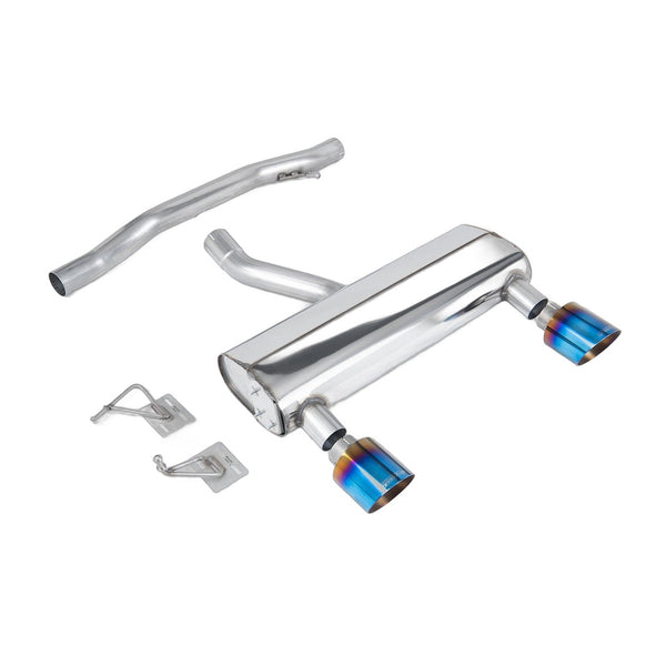 Milltek Sport Non-Resonated Cat-Back Exhaust (Audi TT MK1 Burnt Titanium Tips) for Audi TT 8N (2003–2006)