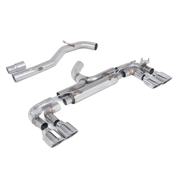 Milltek Sport 80mm Non-Resonated Race Cat-Back Exhaust (SSXVW718) for Volkswagen Golf MK7 (2014–2016)