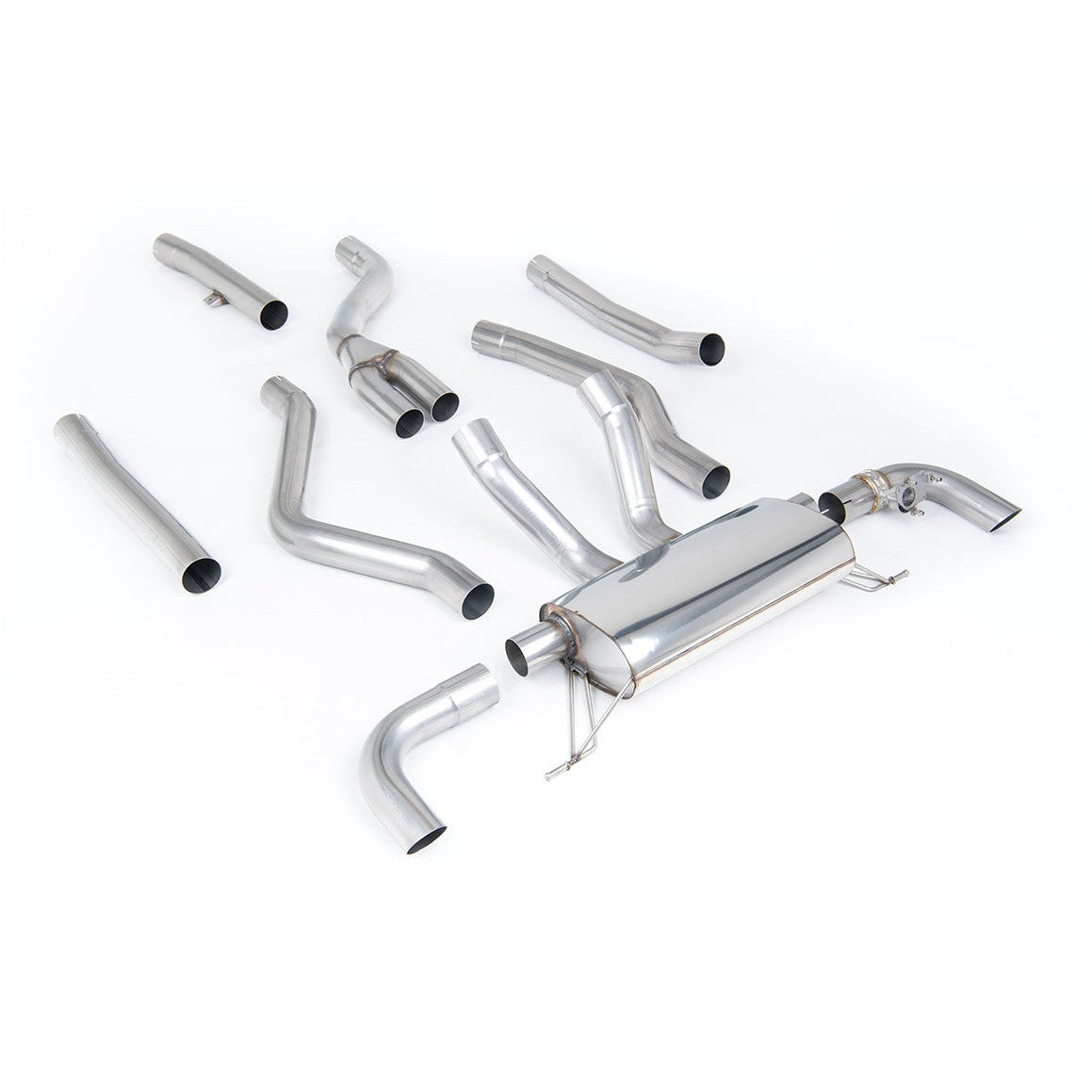 Milltek Sport Cat-Back Exhaust (BMW G20 M340i G22 M440i OE Tips) for BMW 3 Series G20, 4 Series G22 (2021–2026)