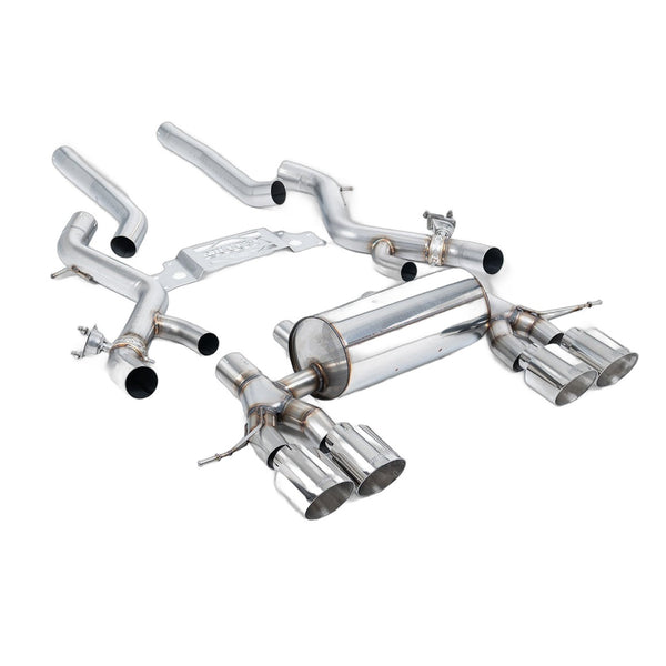 Milltek Sport Non-Resonated Secondary Cat-Back Exhaust (BMW G87 M2 Polished Tips) for BMW 2 Series G87 (2023–2026)