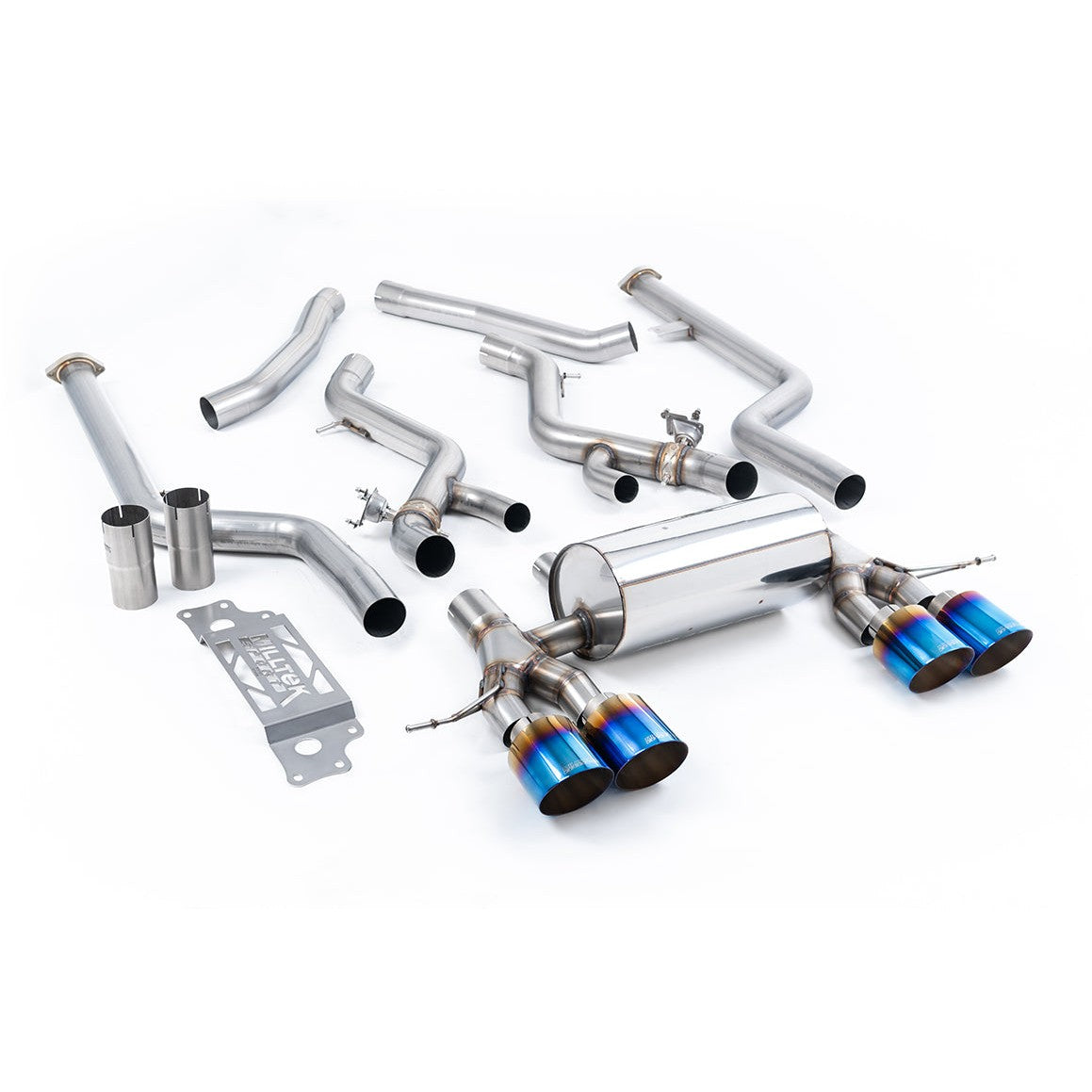 Milltek Sport Non-Resonated Cat-Back Exhaust (BMW G87 M2 Burnt Titanium Tips) for BMW 2 Series G87 (2023–2026)