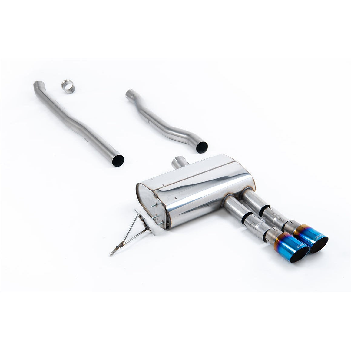 Milltek Sport Non-Resonated Cat-Back Exhaust (Mini Cooper S F55 Burnt Titanium Tips) for Mini MK3 F55 (2014–2026)