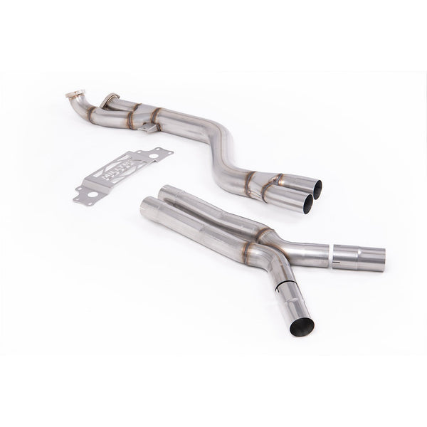 Milltek Sport Non-Resonated 102mm X-Pipe Mid-Pipe (BMW G87 M2 Fits Milltek Axle Back) for BMW 2 Series G87 (2023–2026)
