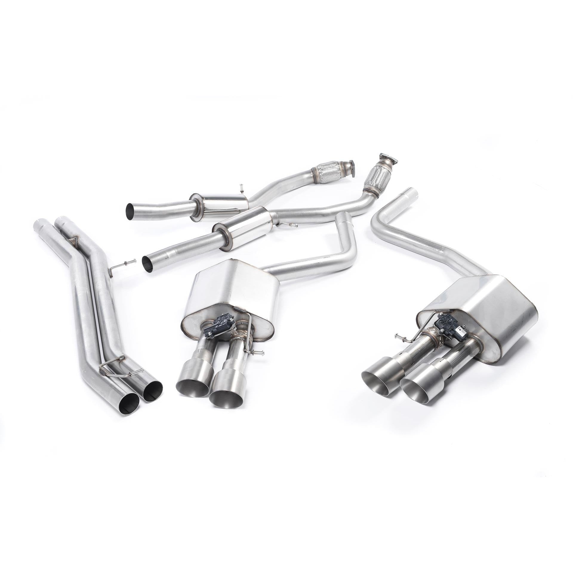 Milltek Sport Resonated Cat-Back Exhaust for Audi S8 D4 (2013–2018)