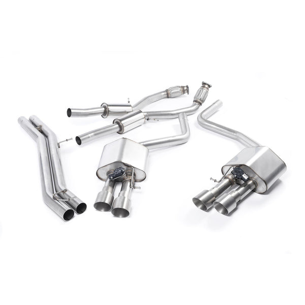 Milltek Sport Resonated Cat-Back Exhaust for Audi S8 D4 (2013–2018)
