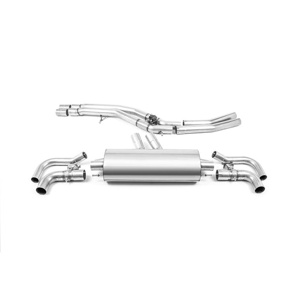 Milltek Sport Non-Resonated Front Pipe Back for Audi RSQ8 4M (2020–2026)