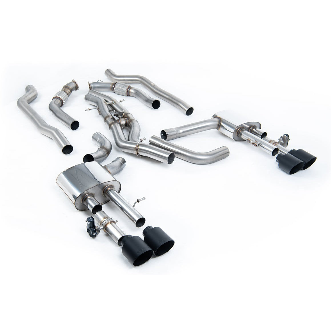 Milltek Sport 80mm Non-Resonated OPF-Back Exhaust for Audi S8 D5 (2020–2026)