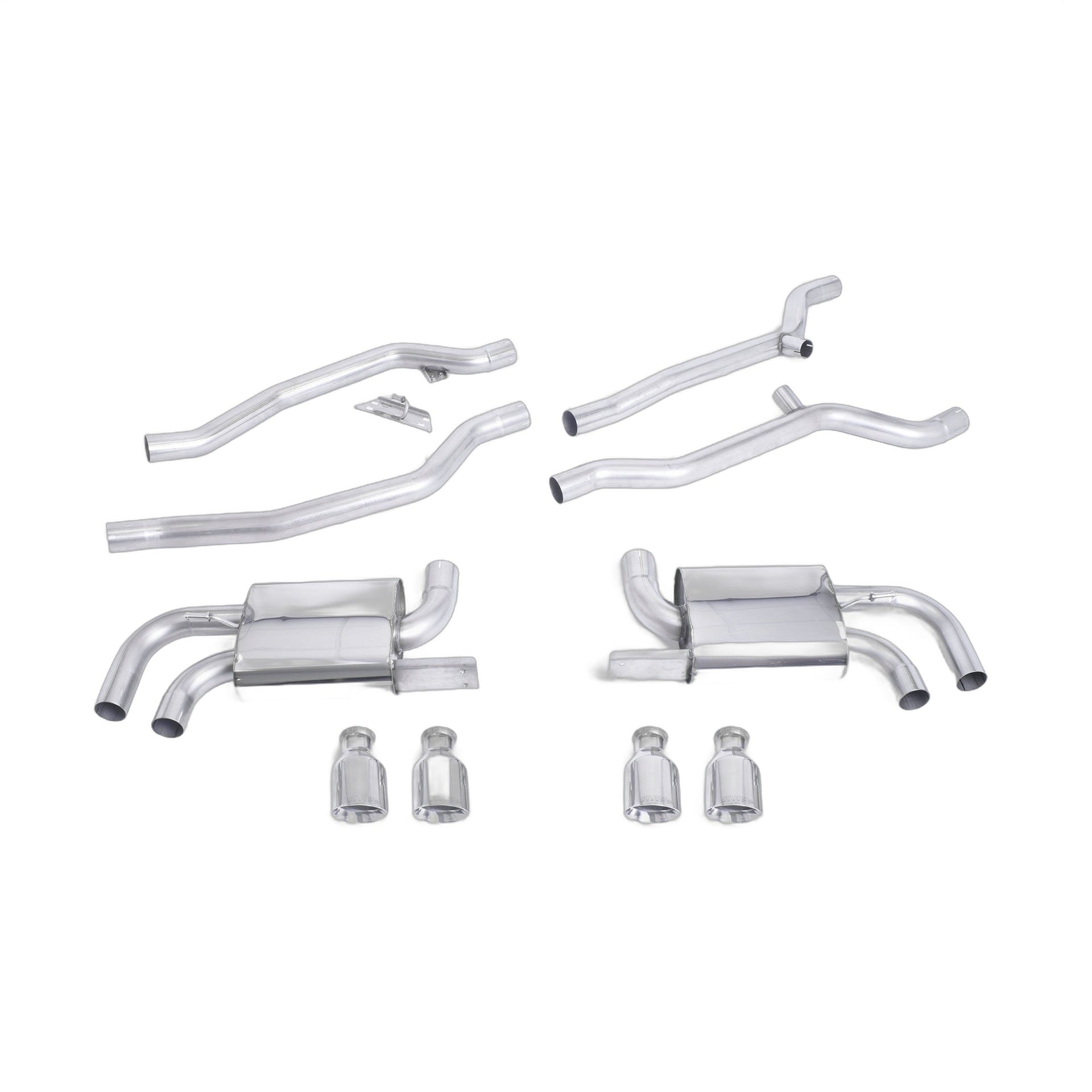 Milltek Sport Non-Resonated Cat-Back Exhaust for Porsche Cayenne 92A (2010–2014)