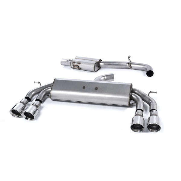 Milltek Sport Resonated Race Cat-Back Exhaust for Audi S3 8V (2013–2019)