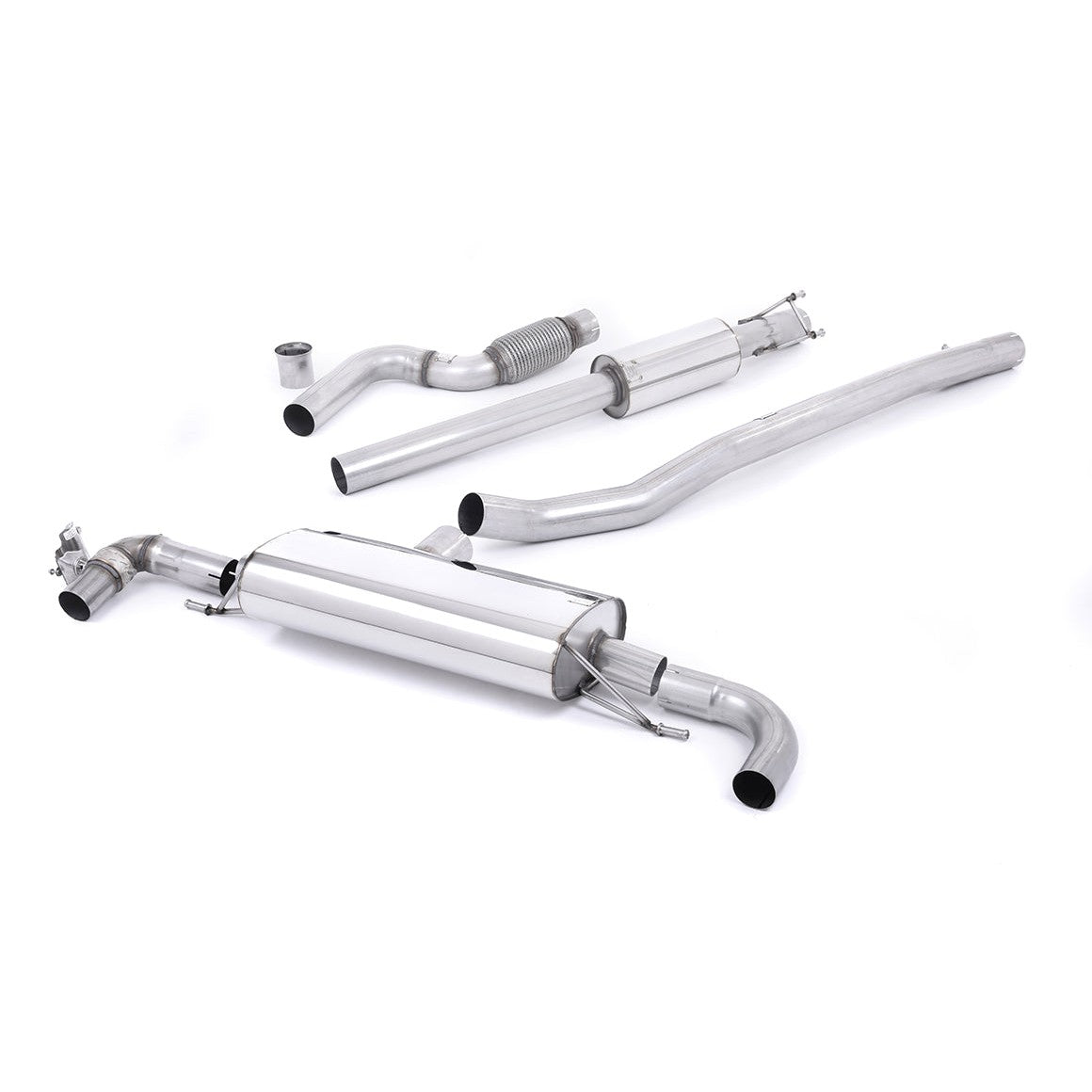 Milltek Sport Valved Resonated Cat-Back Exhaust for Mercedes-Benz A-Class W176 (2012–2018)