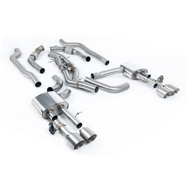Milltek Sport 80mm Non-Resonated OPF-Back Exhaust (SSXAU950) for Audi S8 D5 (2020–2026)