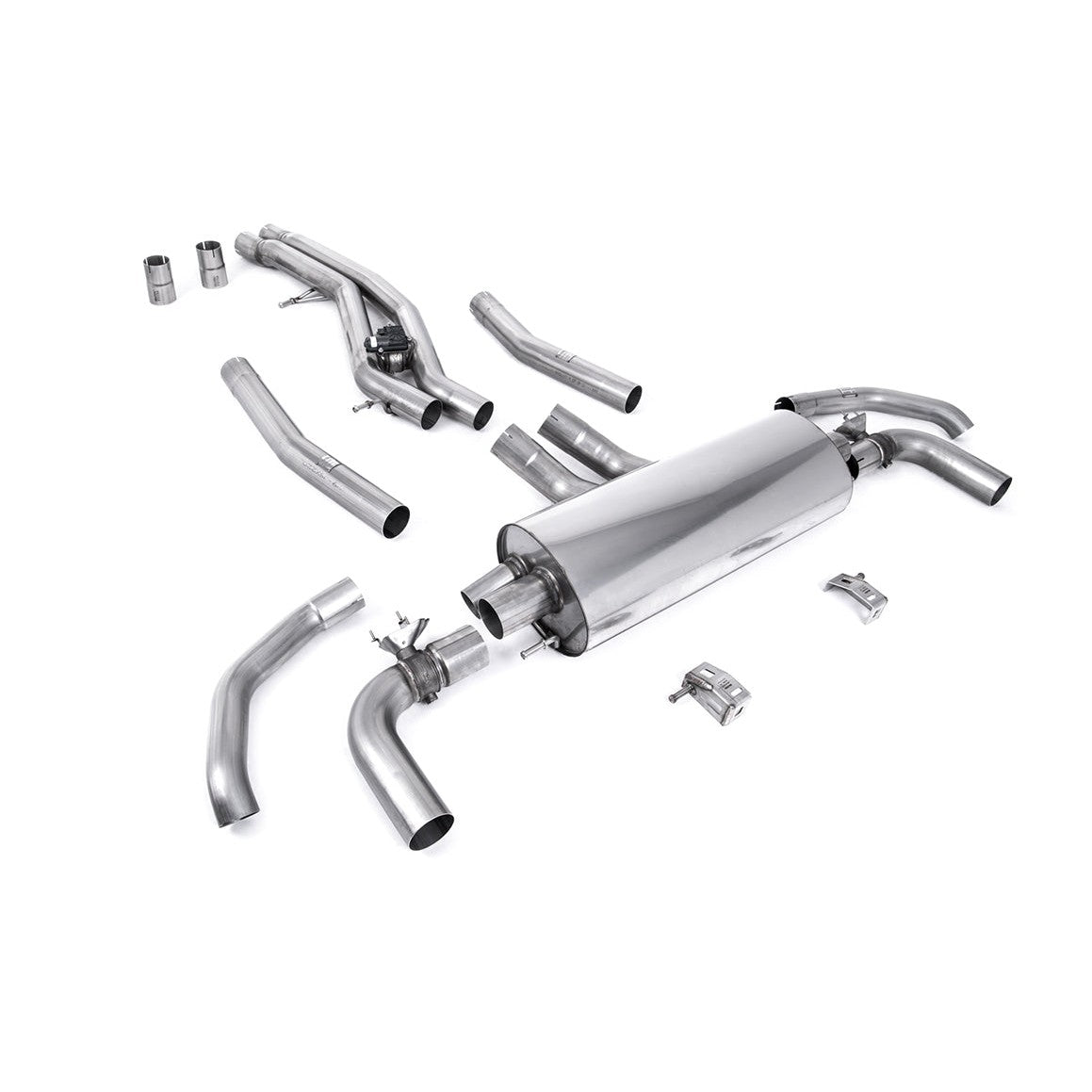 Milltek Sport Front Pipe Back Exhaust for Audi SQ7 4M, SQ8 4M (2020–2024)