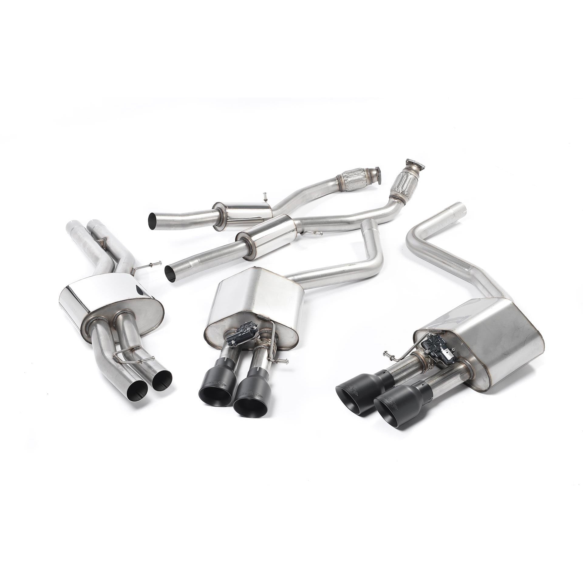 Milltek Sport Resonated Cat-Back Exhaust (SSXAU464) for Audi S8 D4 (2013–2018)
