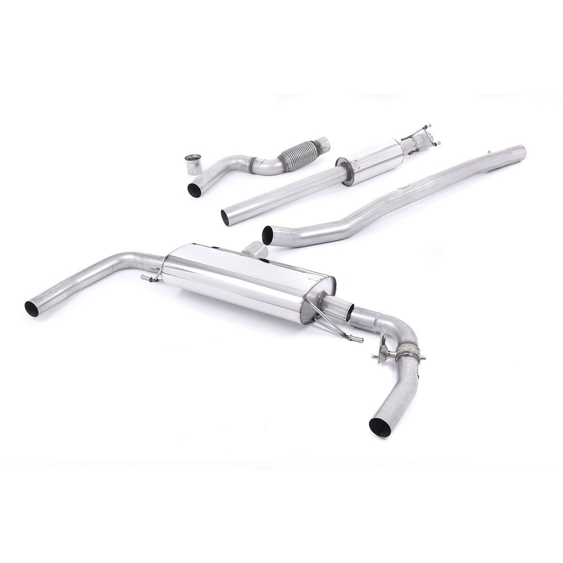 Milltek Sport Valved Resonated Cat-Back Exhaust for Mercedes-Benz CLA-Class C117 (2013–2018)