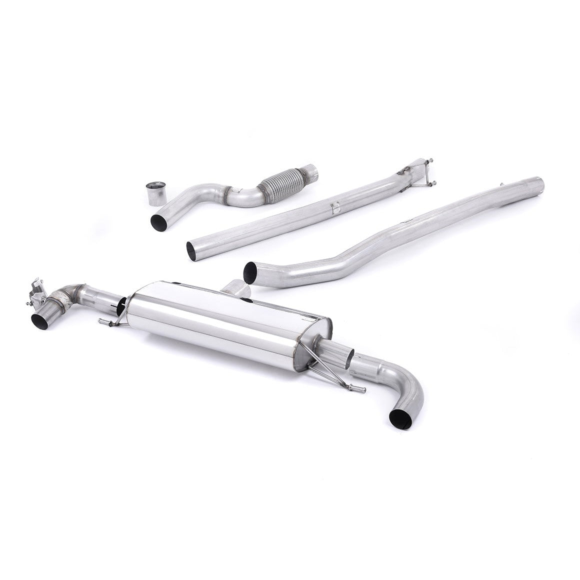 Milltek Sport Valved Non-Resonated Cat-Back Exhaust for Mercedes-Benz A-Class W176 (2012–2018)