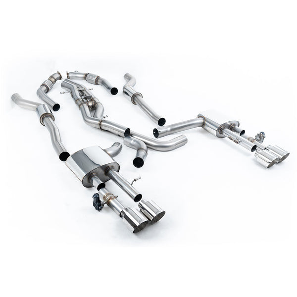 Milltek Sport 80mm Resonated OPF-Back Exhaust (SSXAU943) for Audi S8 D5 (2020–2026)