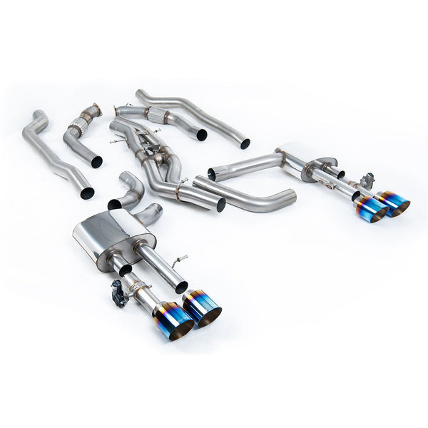 Milltek Sport 80mm Non-Resonated OPF-Back Exhaust (SSXAU951) for Audi S8 D5 (2020–2026)