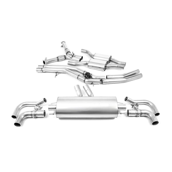 Milltek Sport Resonated Cat-Back Exhaust for Audi RSQ8 4M (2020–2026)