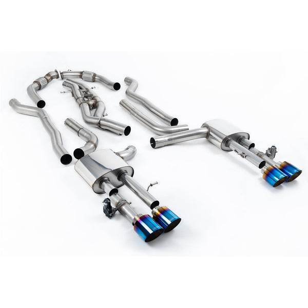 Milltek Sport 80mm Non-Resonated Cat-Back Exhaust (SSXAU1068) for Audi S8 D5 (2020–2026)