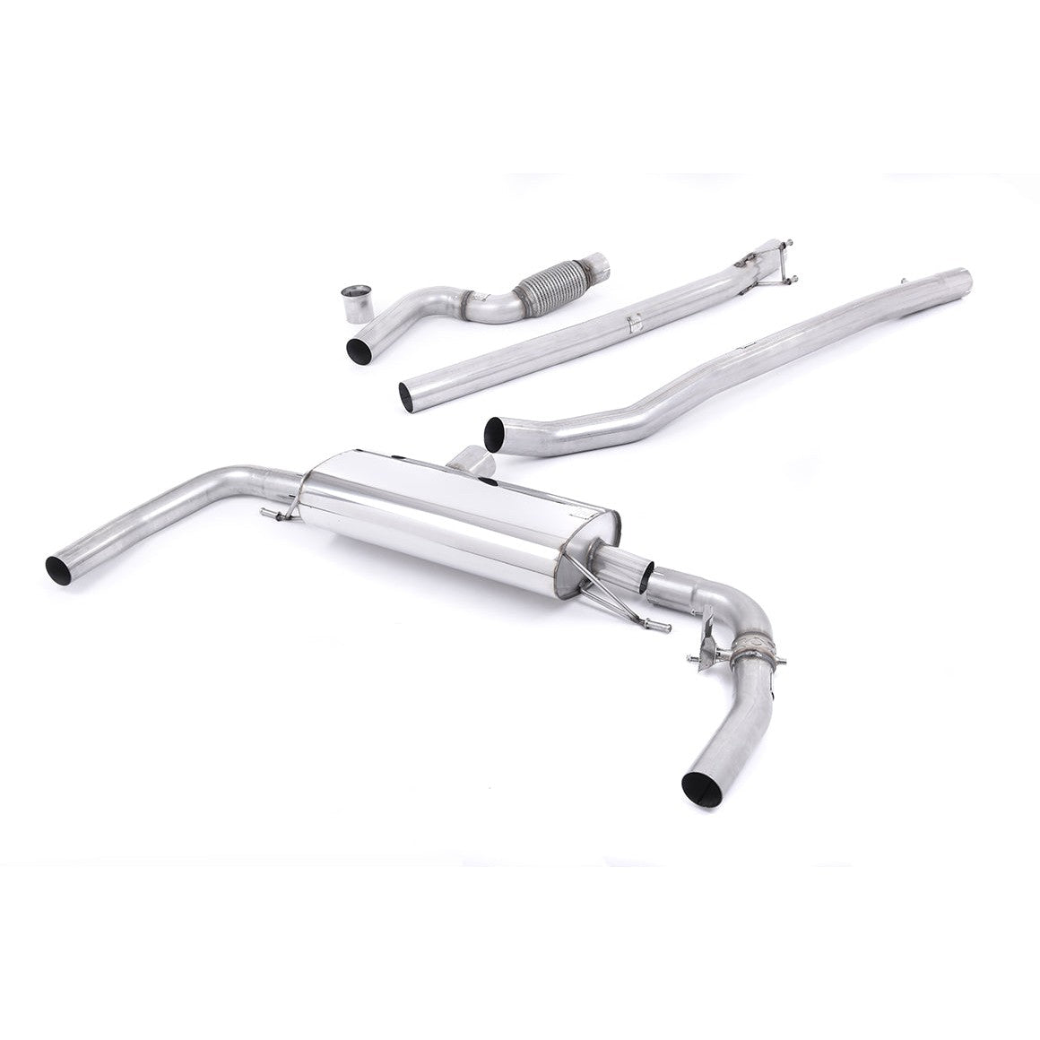 Milltek Sport Valved Non-Resonated Cat-Back Exhaust for Mercedes-Benz CLA-Class C117 (2013–2018)