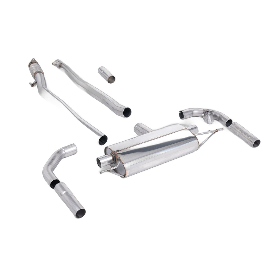 Milltek Sport Valved Resonated Cat-Back Exhaust for Mercedes-Benz A-Class W177, CLA-Class C118 (2019–2026)