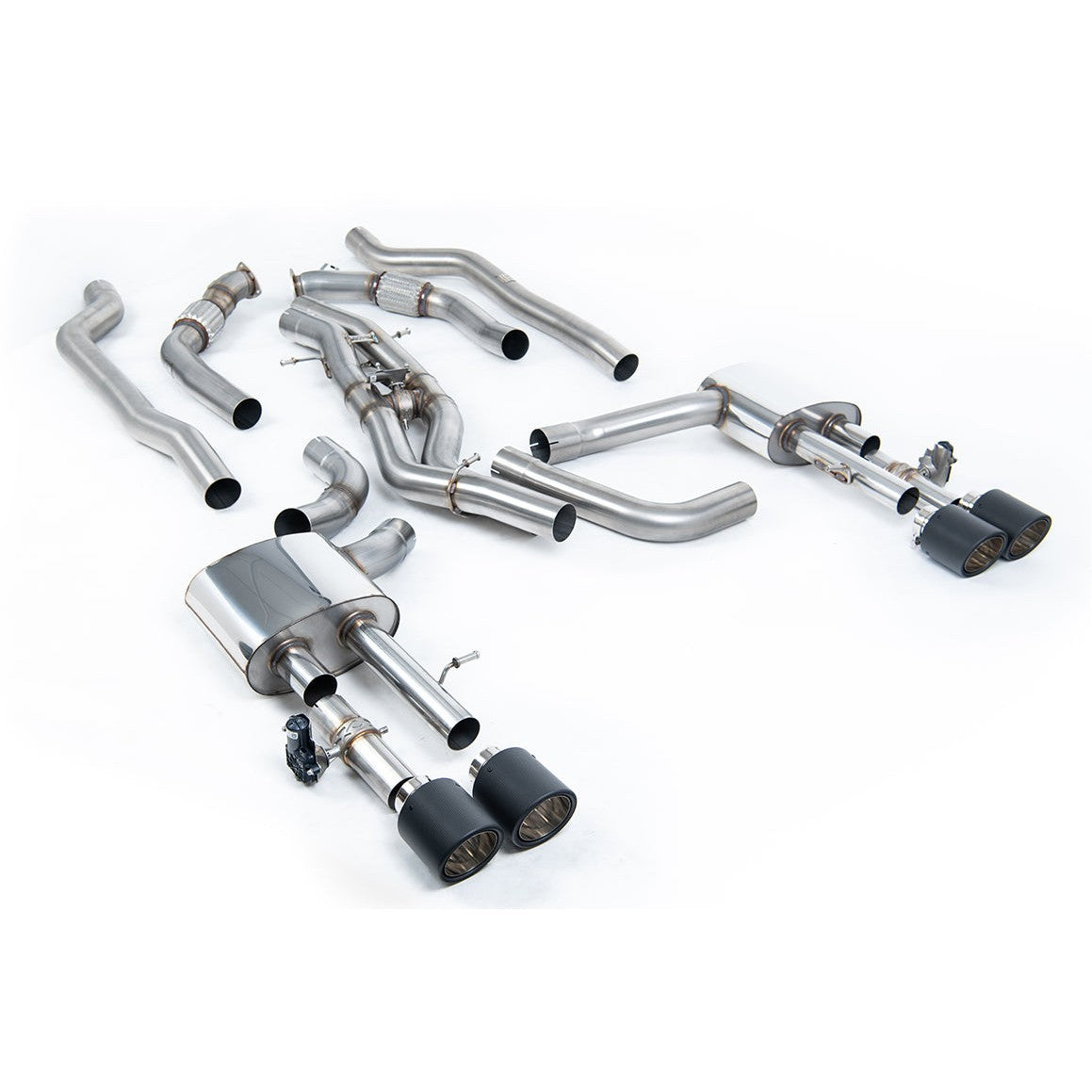 Milltek Sport 80mm Non-Resonated OPF-Back Exhaust (SSXAU952) for Audi S8 D5 (2020–2026)