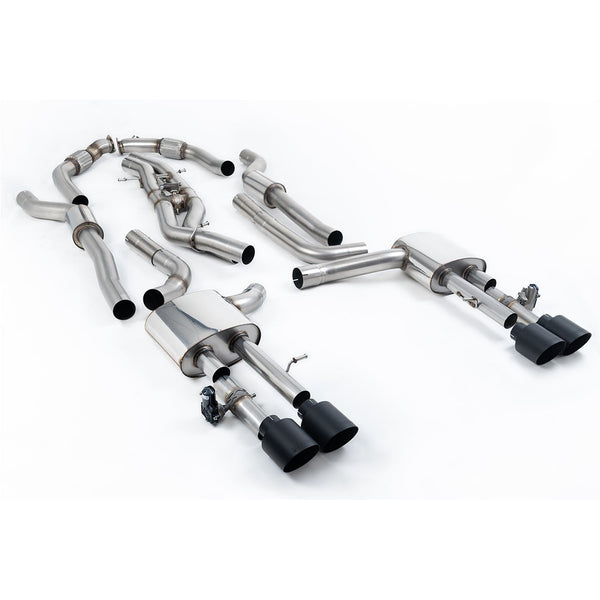 Milltek Sport 80mm Resonated Cat-Back Exhaust (SSXAU1061) for Audi S8 D5 (2020–2026)