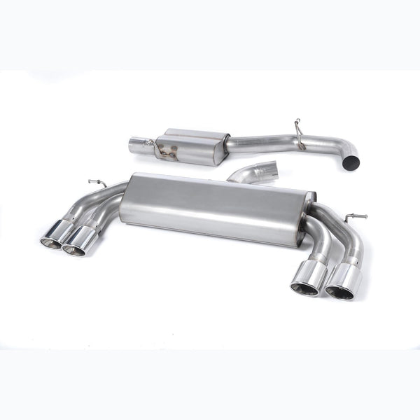 Milltek Sport Resonated Race Cat-Back Exhaust - Polished Tips for Audi S3 8V (2013–2018)