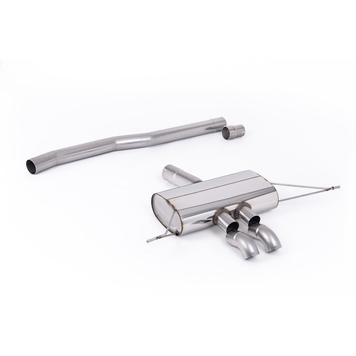 Milltek Sport Non-Resonated Cat-Back Exhaust - Downturn Tips for Mini Cooper F66 (2024–2026)