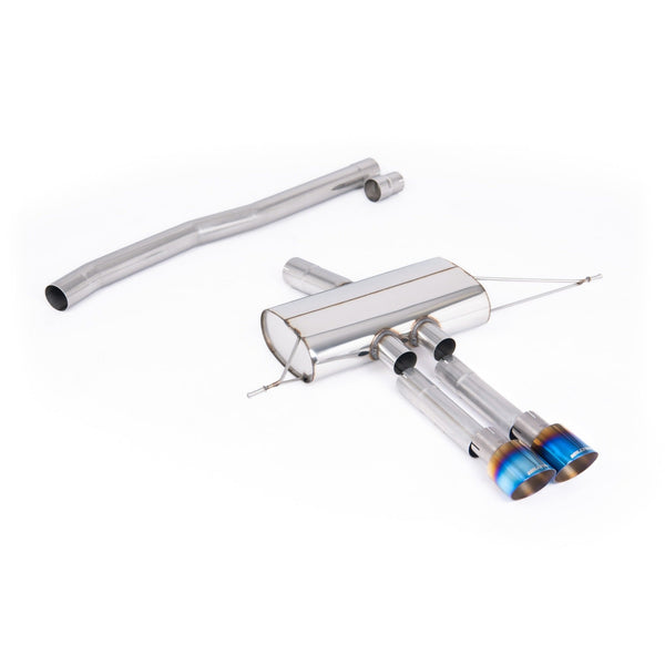 Milltek Sport Non-Resonated Cat-Back Exhaust - Burnt Titanium Tips for Mini Cooper F66 (2024–2026)