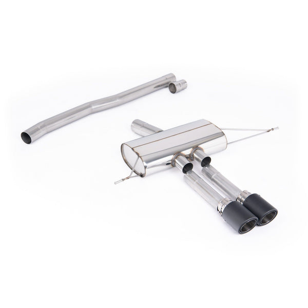 Milltek Sport Non-Resonated Cat-Back Exhaust - Carbon Fiber Tips for Mini Cooper F66 (2024–2026)